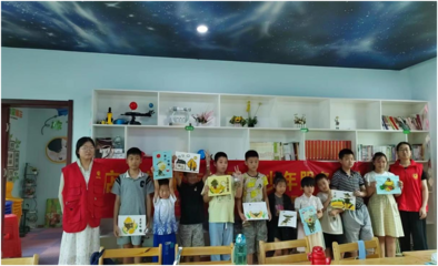 五谷豐登迎立秋 肥東店埠鎮(zhèn)鎮(zhèn)南社區(qū)社工站舉辦兒童創(chuàng)意貼畫活動(dòng)